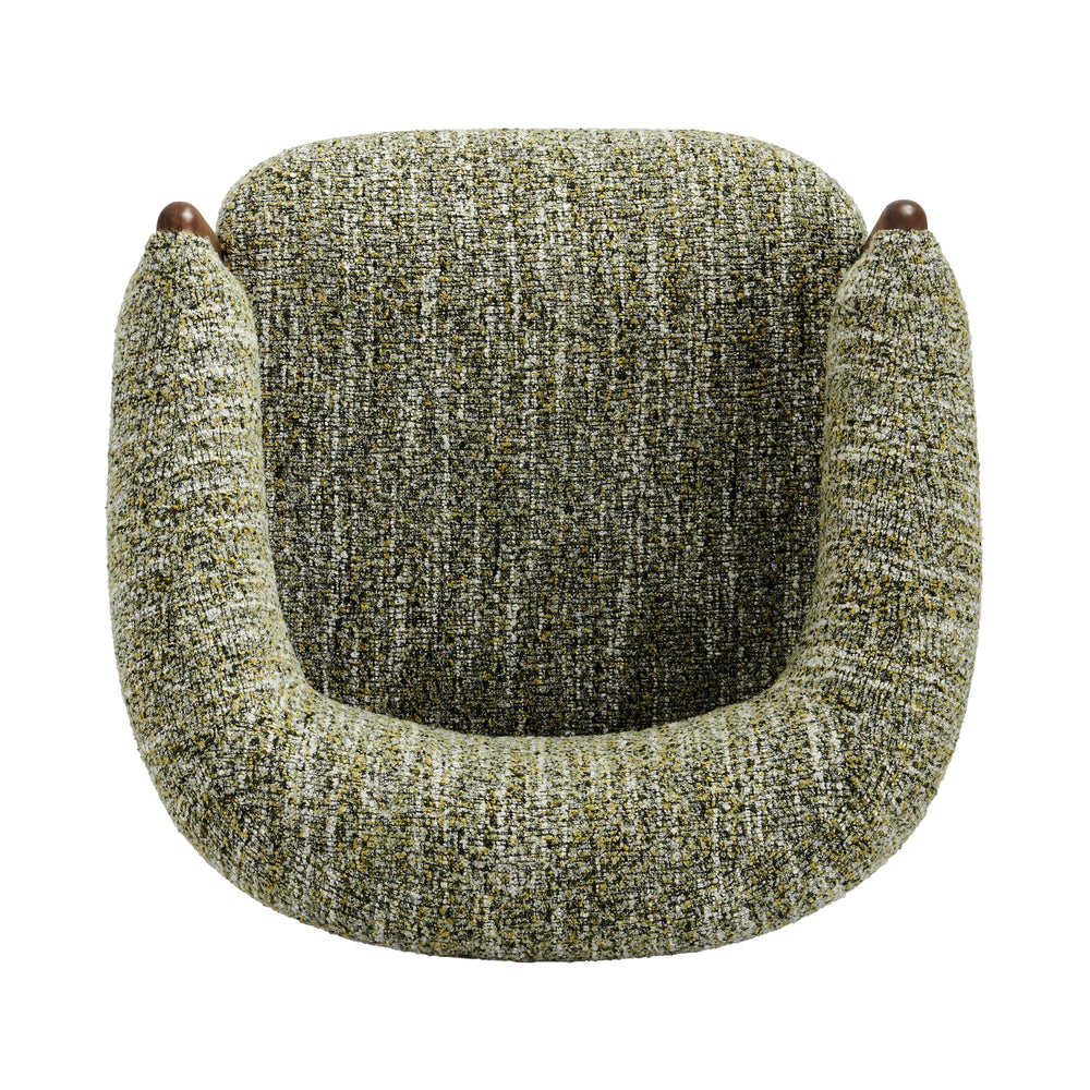 Mayla Boucle Accent Arm Chair - Dappled Mustard Gold - view 8