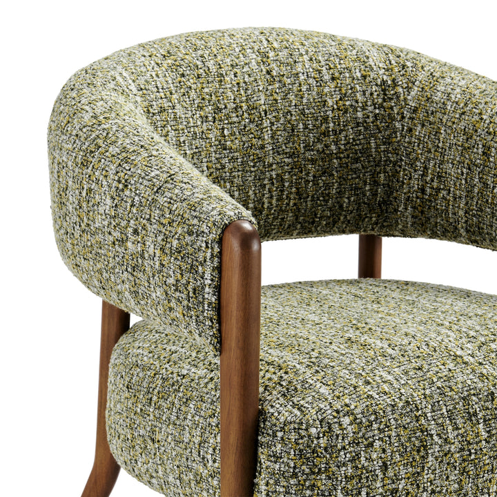Mayla Boucle Accent Arm Chair - Dappled Mustard Gold - view 9