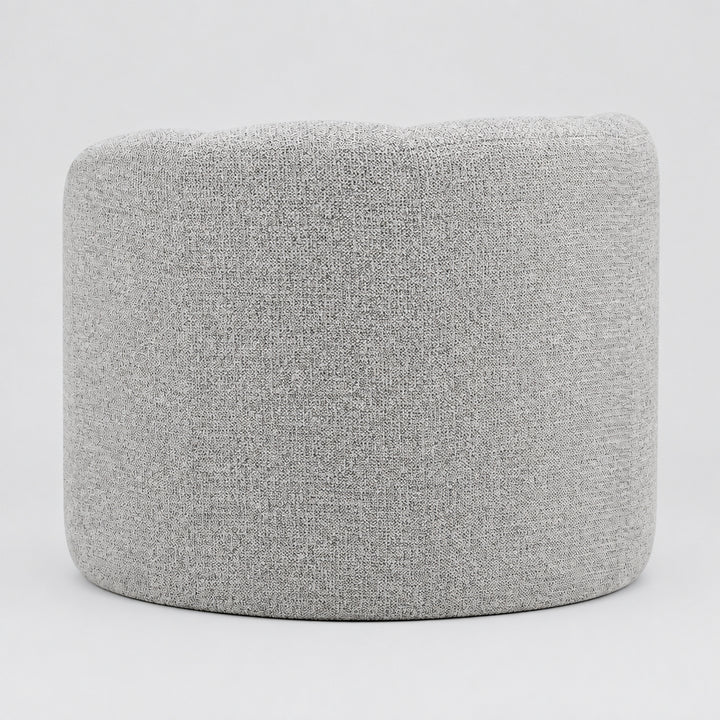 Elowen Chenille Swivel Accent Arm Chair - Heathered Cream - view 4
