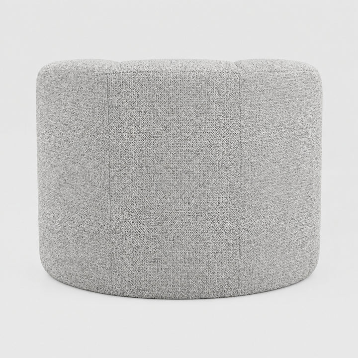 Elowen Chenille Swivel Accent Arm Chair - Heathered Cream - view 5