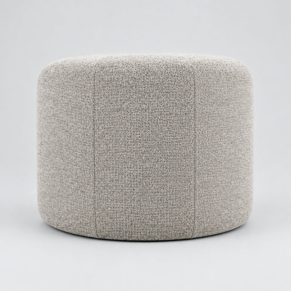 Elowen Chenille Swivel Accent Arm Chair - Heathered Taupe - view 4