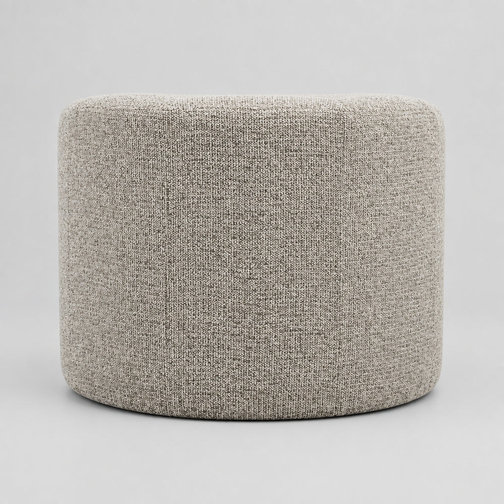Elowen Chenille Swivel Accent Arm Chair - Heathered Taupe - view 5