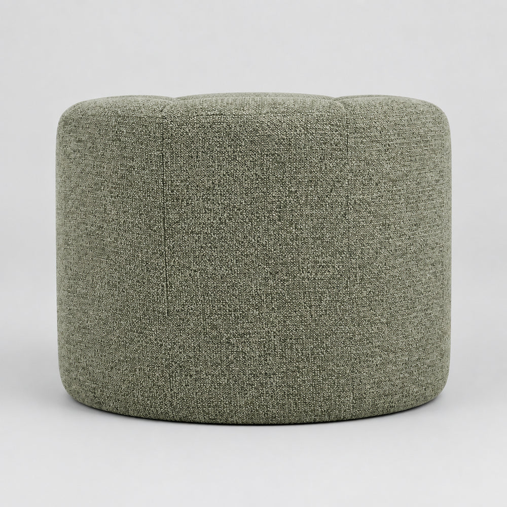 Elowen Chenille Swivel Accent Arm Chair - Heathered Olive - view 5