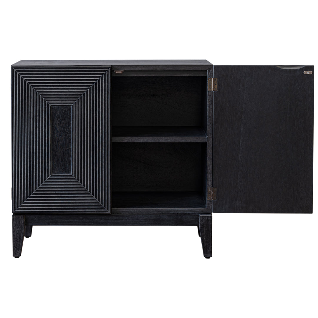 Covey Cabinet 2 Doors - Brushstroke Black - view 5