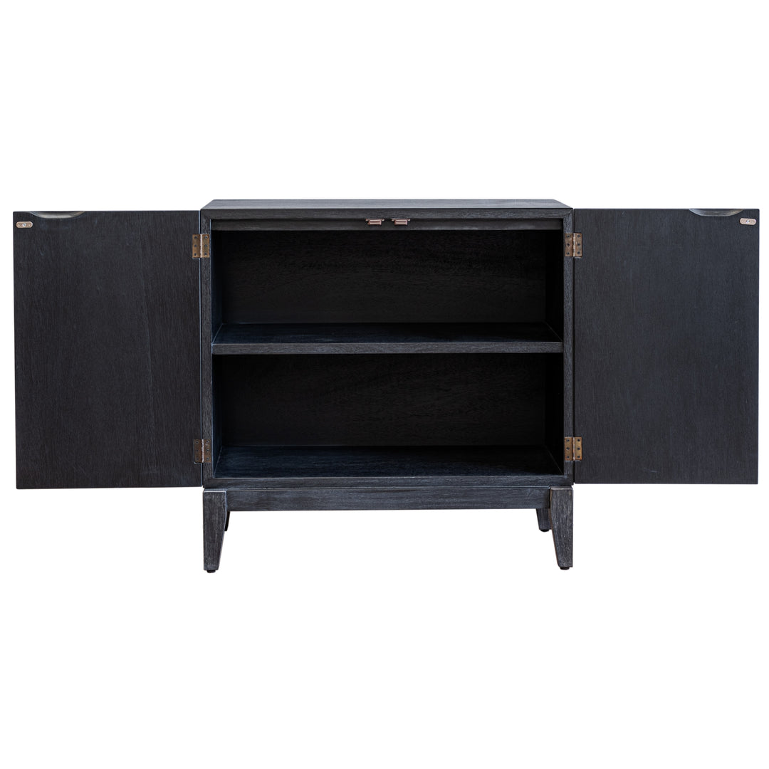 Covey Cabinet 2 Doors - Brushstroke Black - view 6