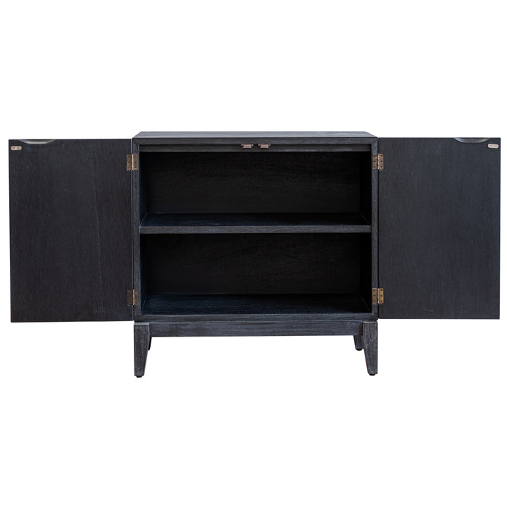 Covey Cabinet 2 Doors - Brushstroke Black - view 6