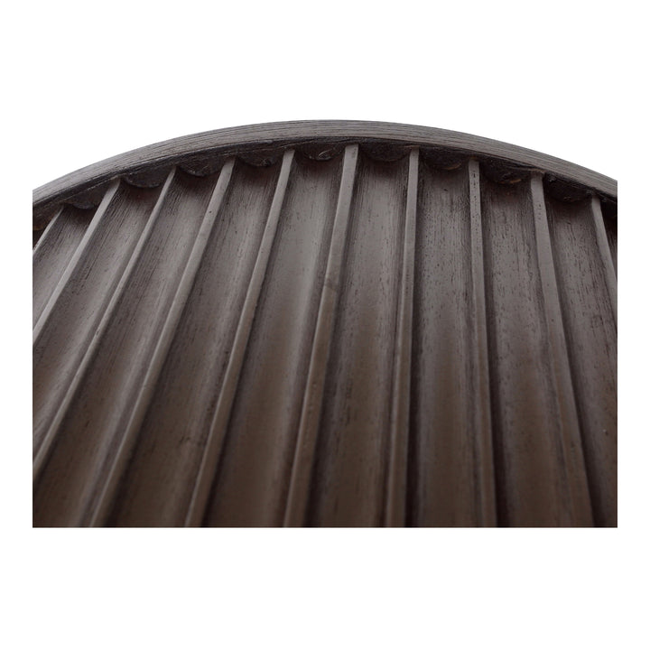 Truro Round Nightstand/Side Table - Dark Brown - view 10