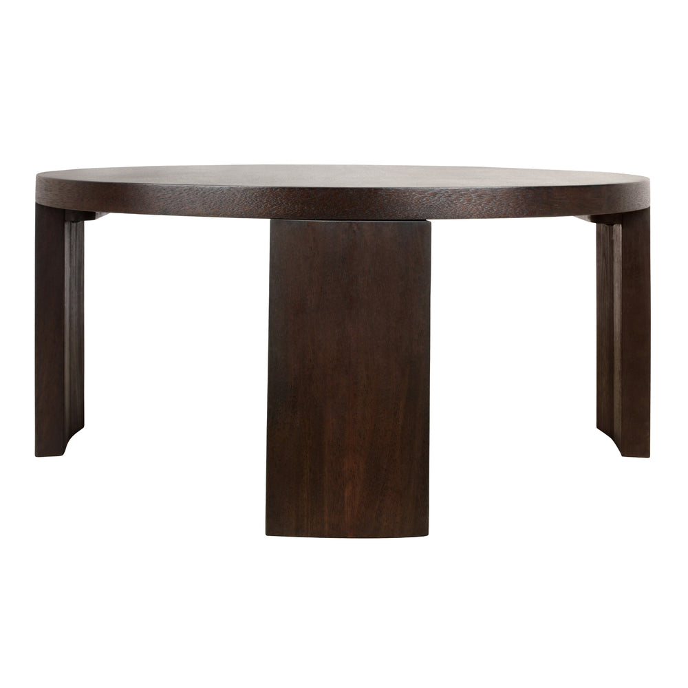 Londyn Round Coffee Table - Dark Brown - view 4