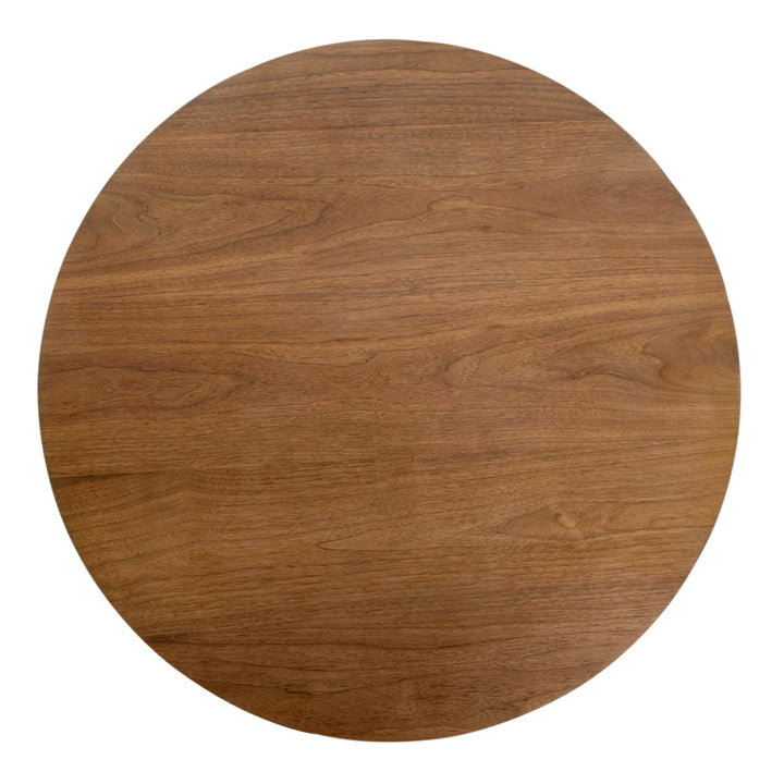 Londyn Round Coffee Table - Rustic Walnut - view 5