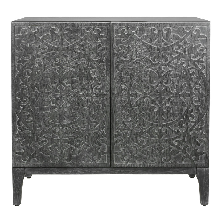 Margie Cabinet 2 Doors - Brushstroke Black - view 5