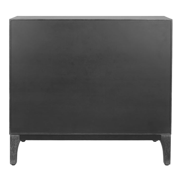 Margie Cabinet 2 Doors - Brushstroke Black - view 7