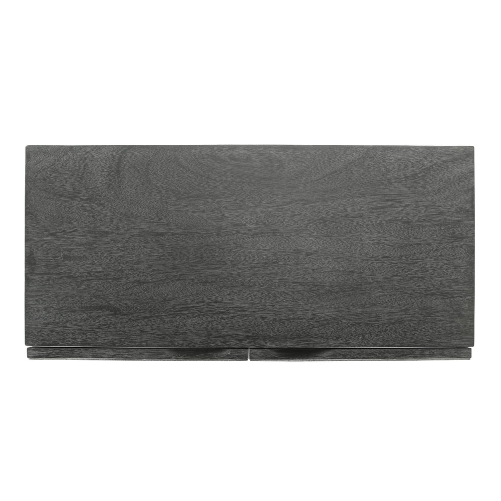 Margie Cabinet 2 Doors - Brushstroke Black - view 9