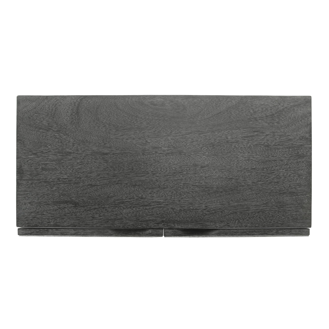 Margie Cabinet 2 Doors - Brushstroke Black - view 9