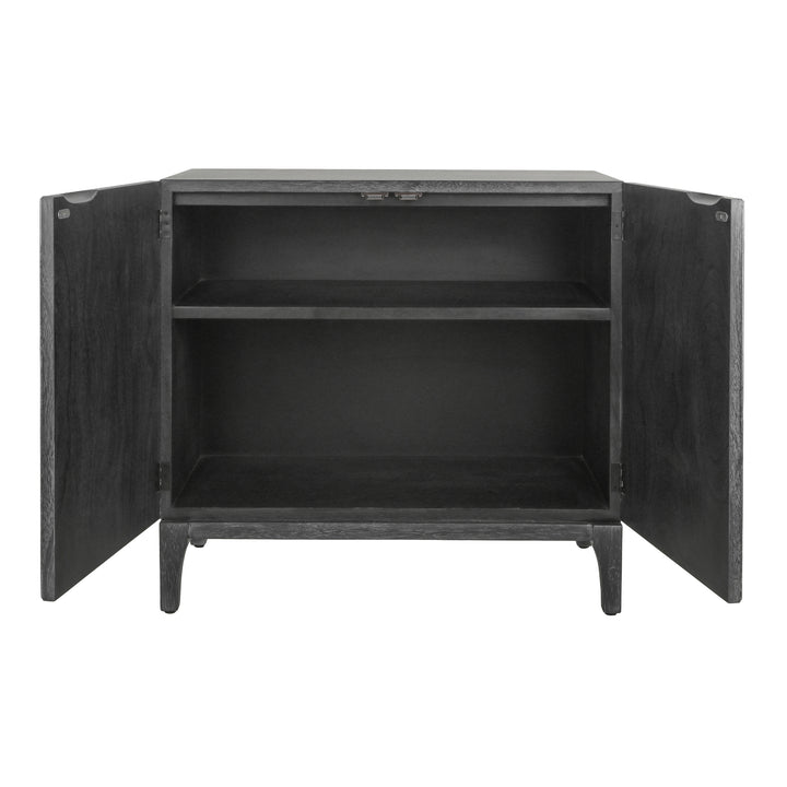 Margie Cabinet 2 Doors - Brushstroke Black - view 10