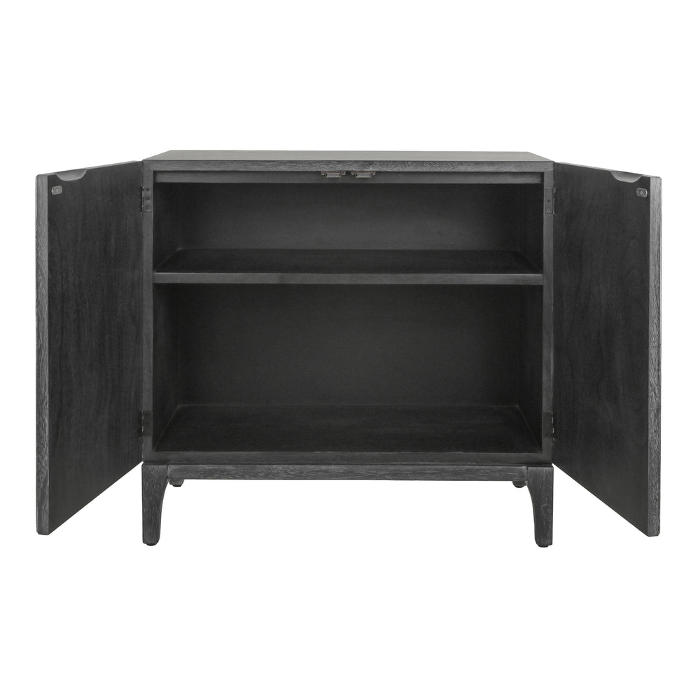 Margie Cabinet 2 Doors - Brushstroke Black - view 10
