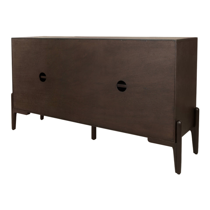 Baylor Sideboard 4 Doors - Dark Brown - view 8