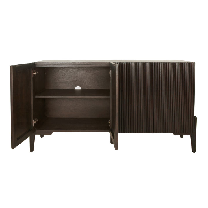 Baylor Sideboard 4 Doors - Dark Brown - view 11