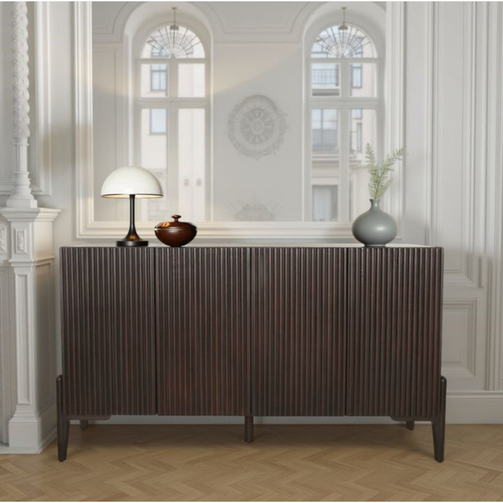 Baylor Sideboard 4 Doors - Dark Brown - view 3
