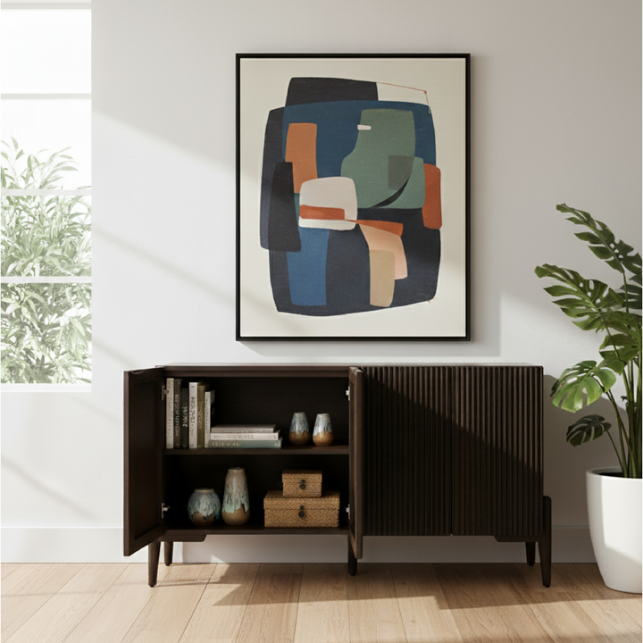 Baylor Sideboard 4 Doors - Dark Brown - view 4