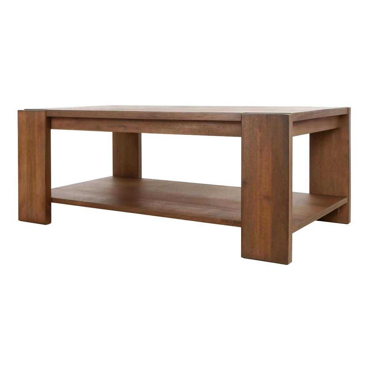 Morton Rectangular Coffee Table - Rustic Walnut