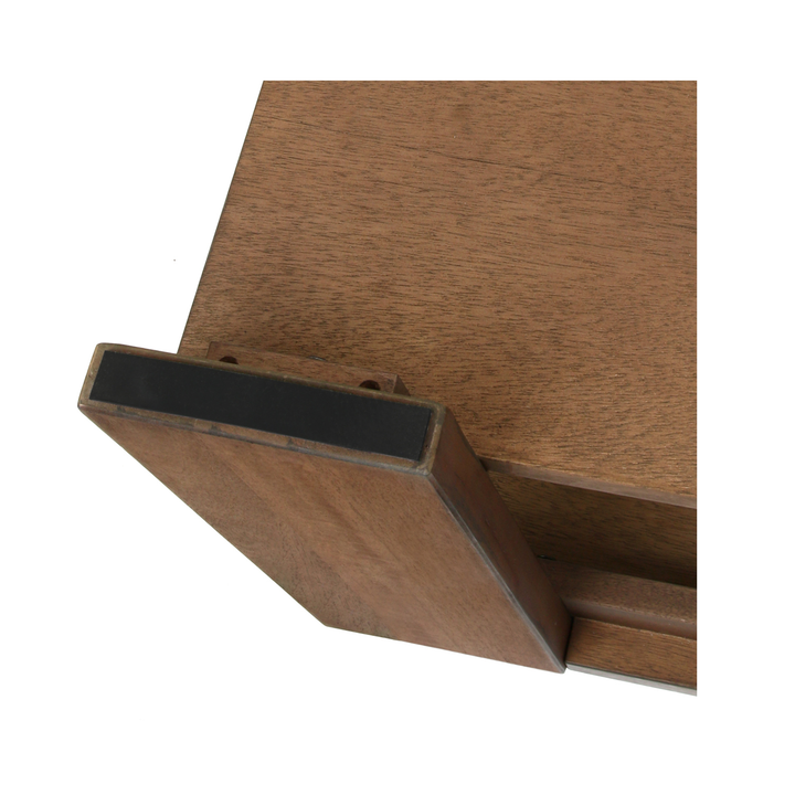 Morton Rectangular Coffee Table - Rustic Walnut - view 7
