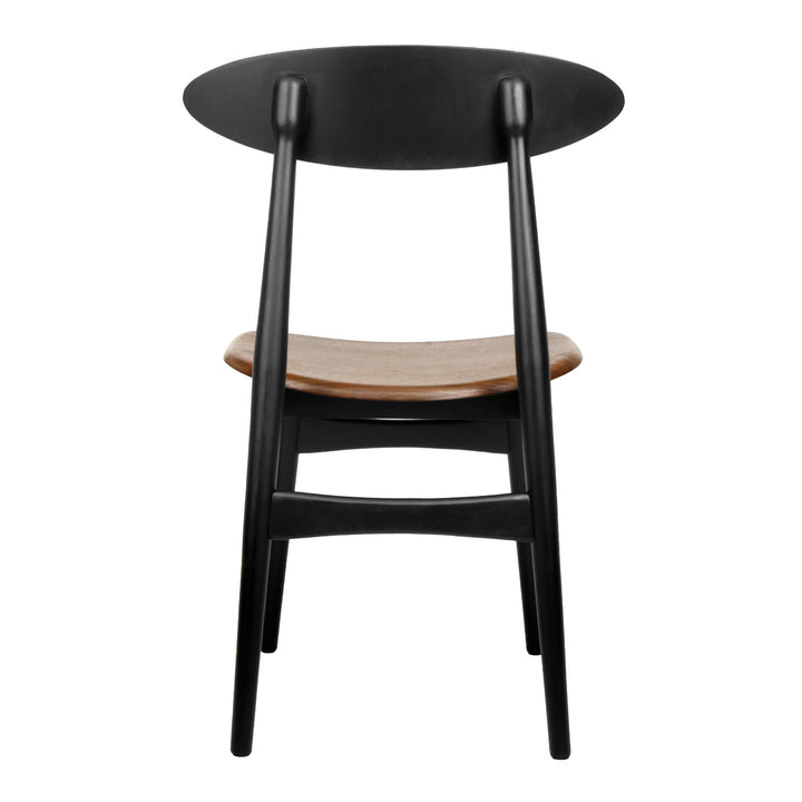 Maglio Dining Side Chair - Black/Walnut - view 5