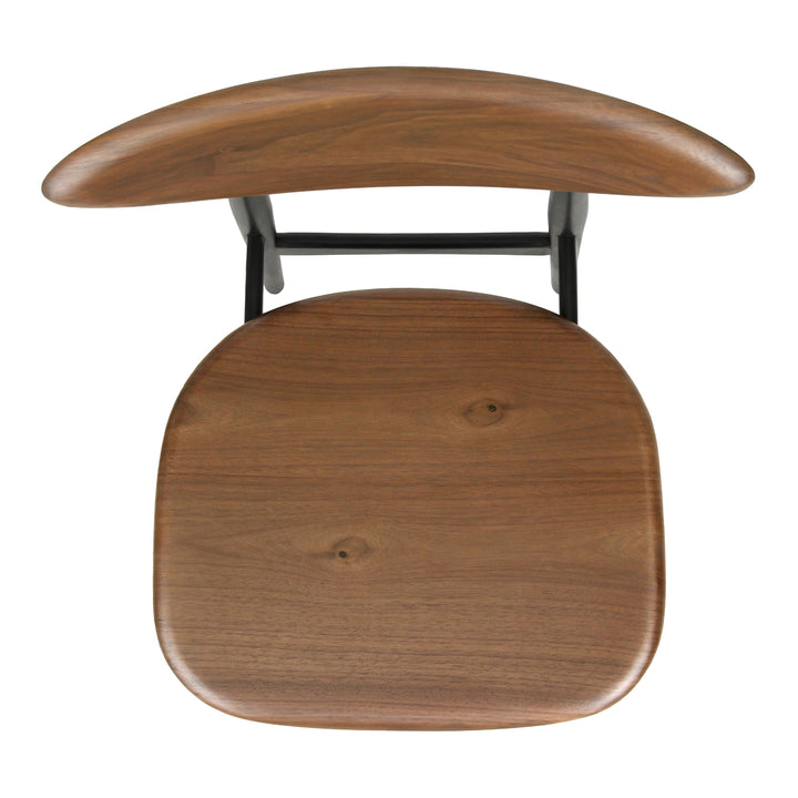 Maglio Dining Side Chair - Black/Walnut - view 7