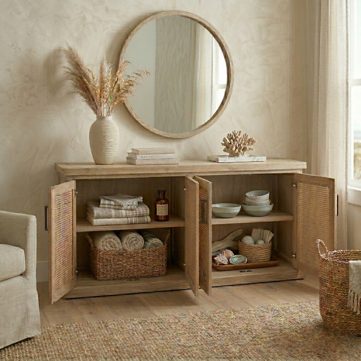 Armoni Buffet/Sideboard 4 Doors - Brushed Sand - view 4