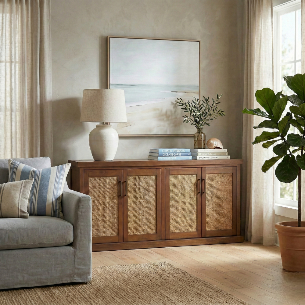 Armoni Buffet/Sideboard 4 Doors - Walnut - view 3