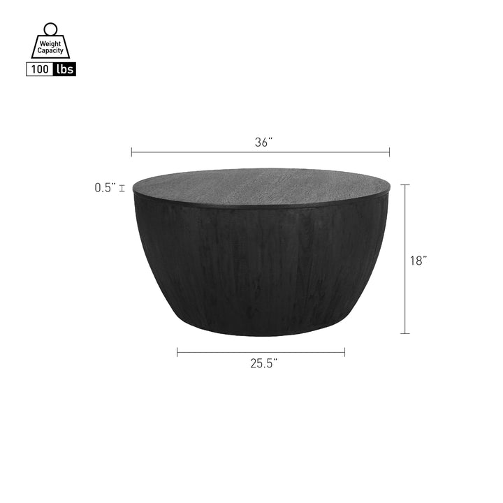 Sloane Coffee Table - Black - view 2