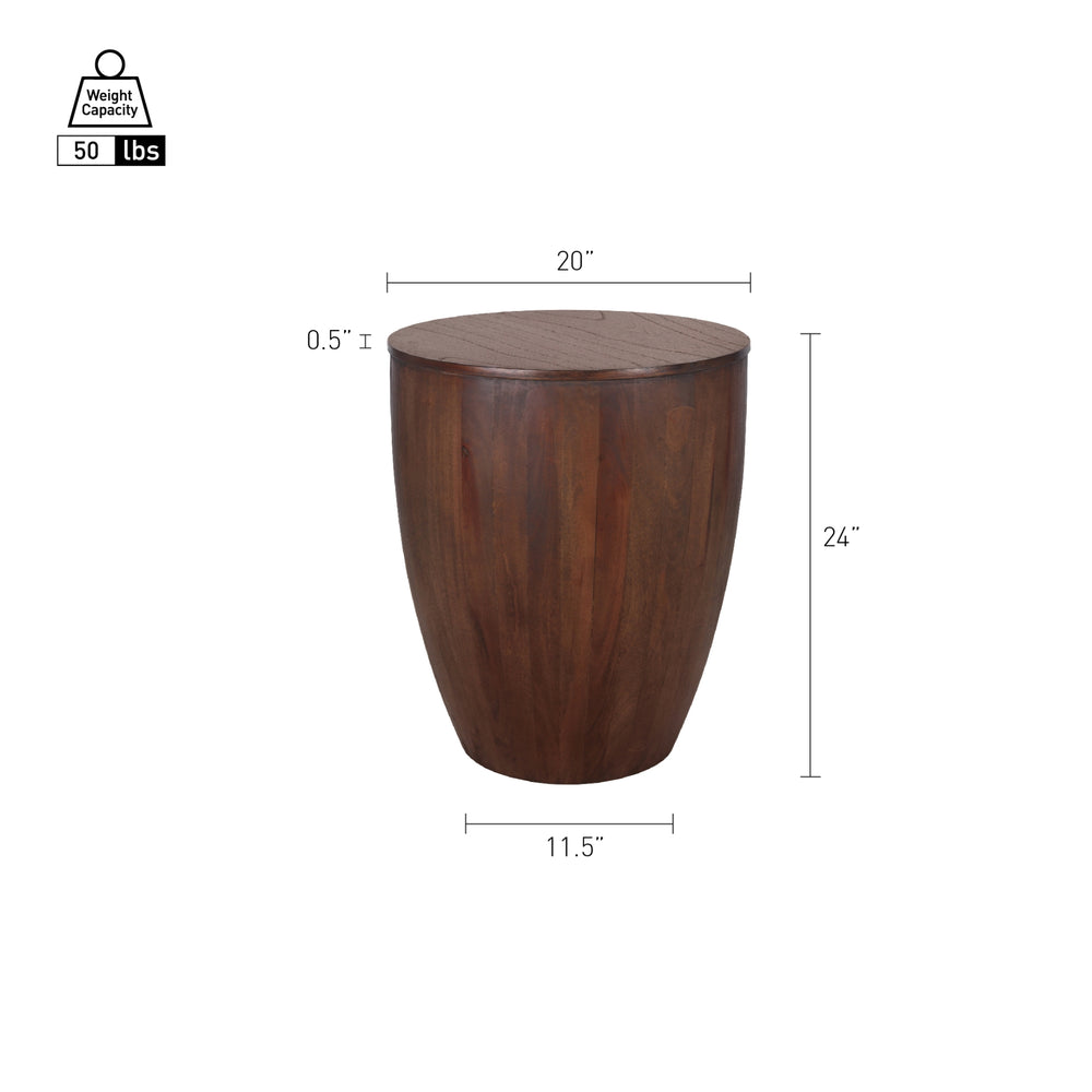 Sloane Side/End Table - Walnut - view 2