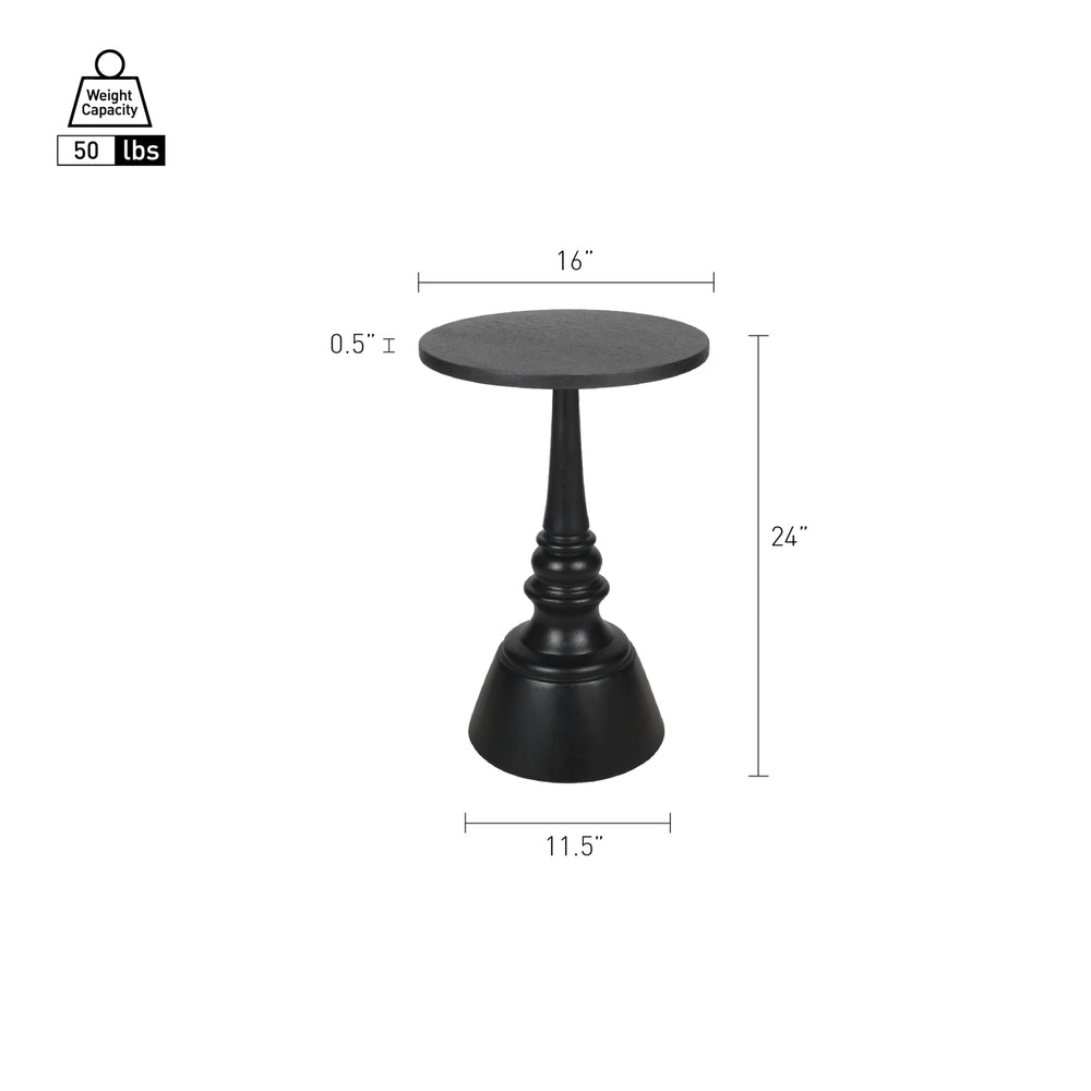 Lumi Side/End Table - Black - view 2