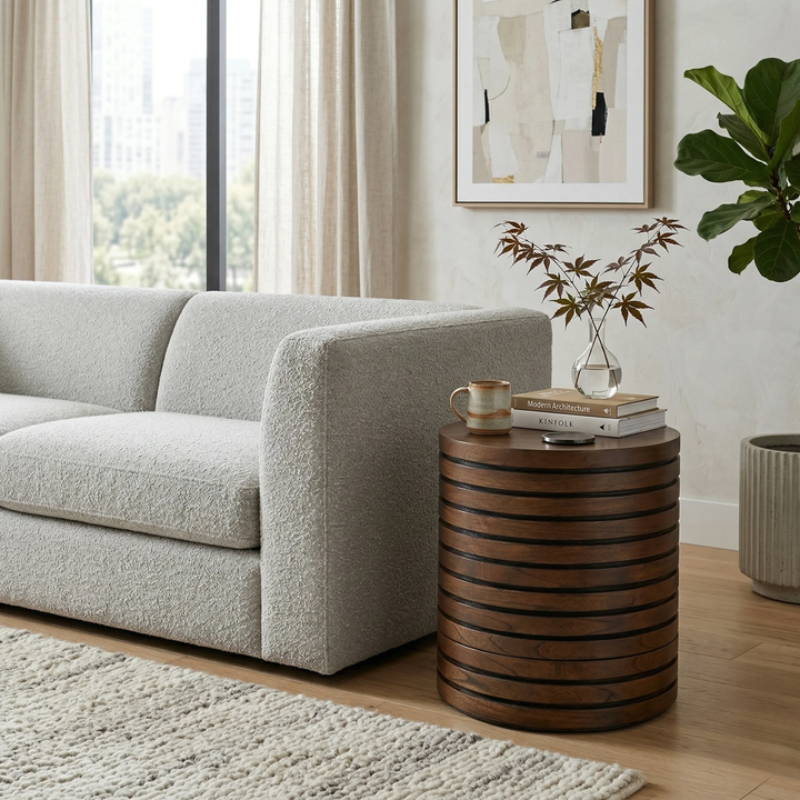 Corvin Side/End Table - Walnut - view 3