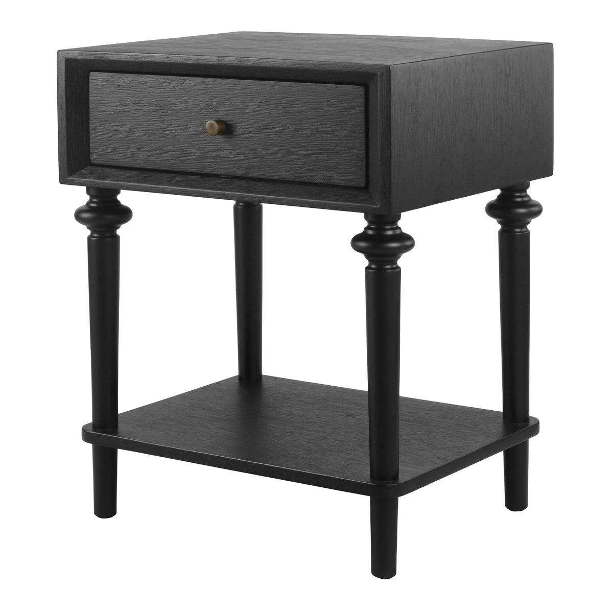 Romilda Nightstand/Side Table - Black