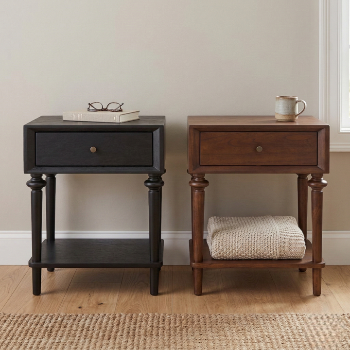Romilda Nightstand/Side Table - Black - view 2