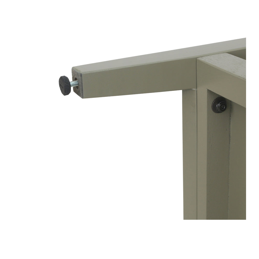 Wexford Console Table 3 Drawers with Shelf - Sage Green - view 11