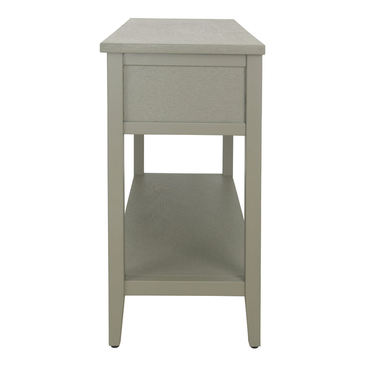 Wexford Console Table 3 Drawers with Shelf - Sage Green - view 5