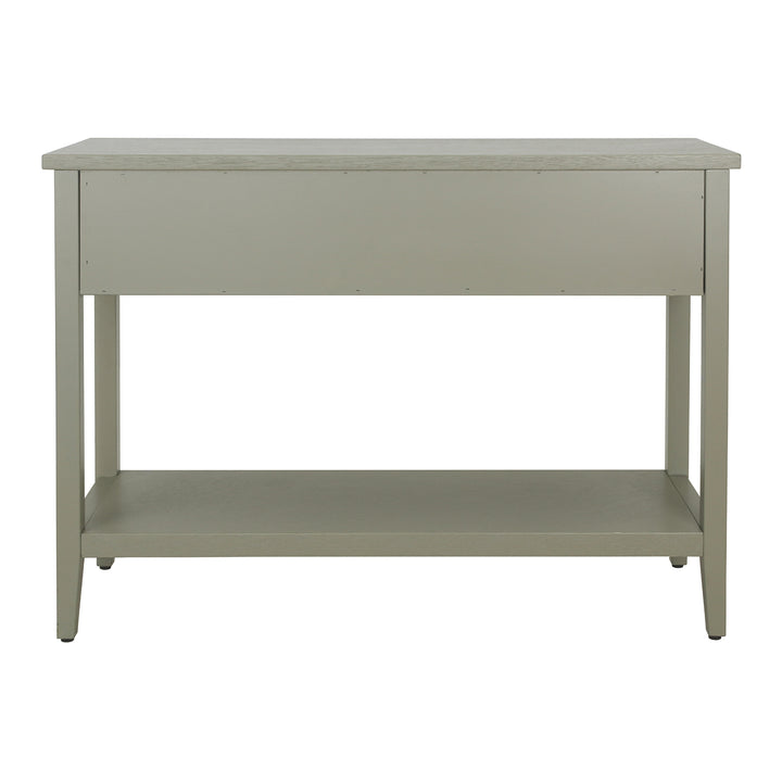 Wexford Console Table 3 Drawers with Shelf - Sage Green - view 6