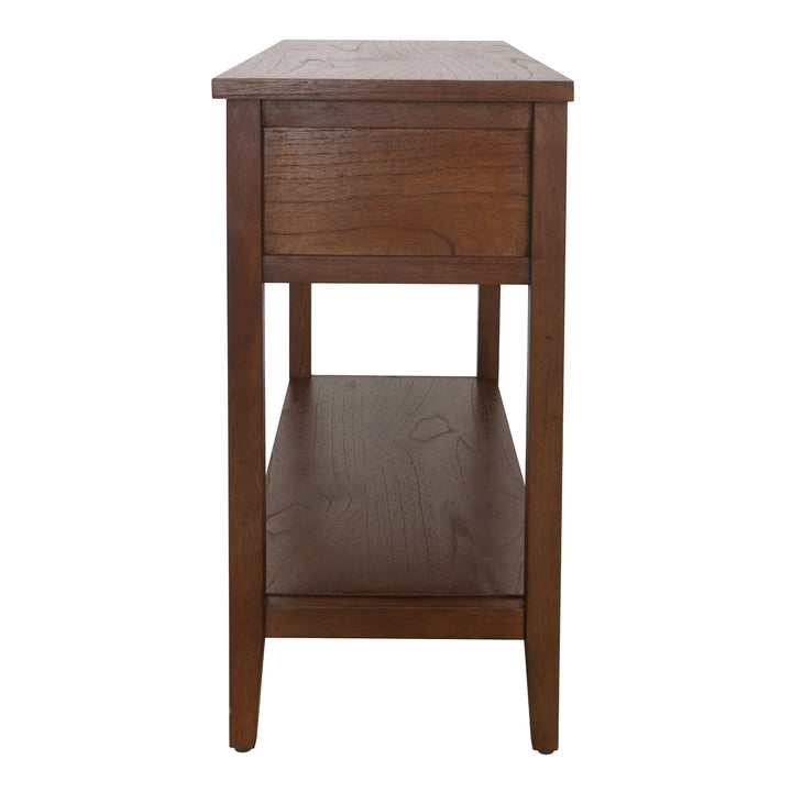 Wexford Console Table 3 Drawers with Shelf - Walnut - view 5