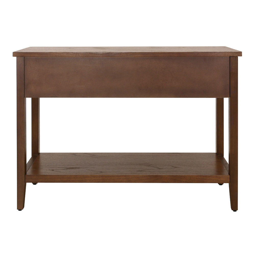 Wexford Console Table 3 Drawers with Shelf - Walnut - view 6