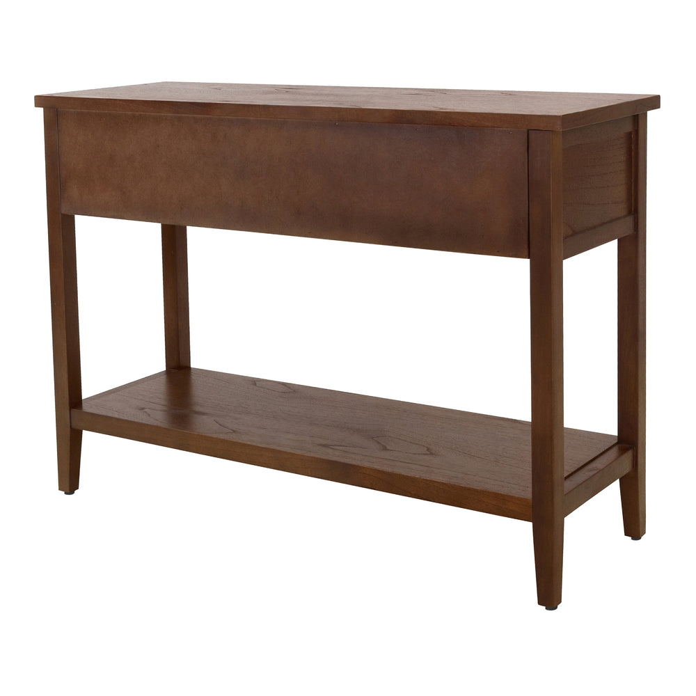 Wexford Console Table 3 Drawers with Shelf - Walnut - view 7
