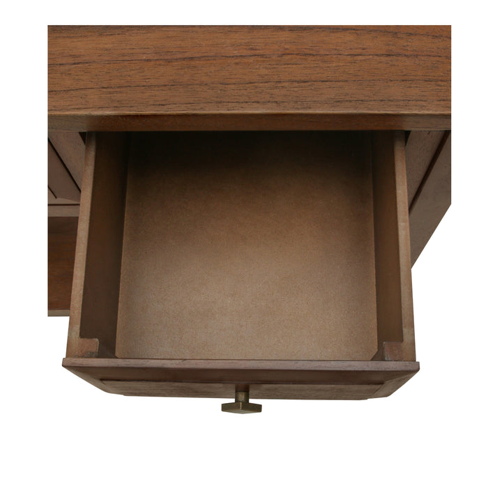 Wexford Console Table 3 Drawers with Shelf - Walnut - view 10