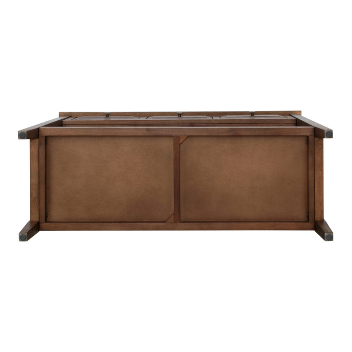 Wexford Console Table 3 Drawers with Shelf - Walnut - view 11