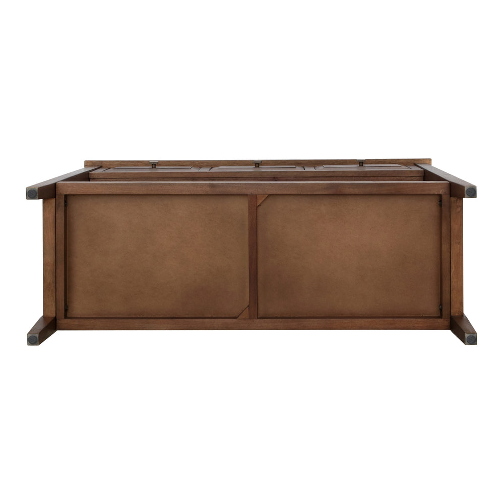Wexford Console Table 3 Drawers with Shelf - Walnut - view 11