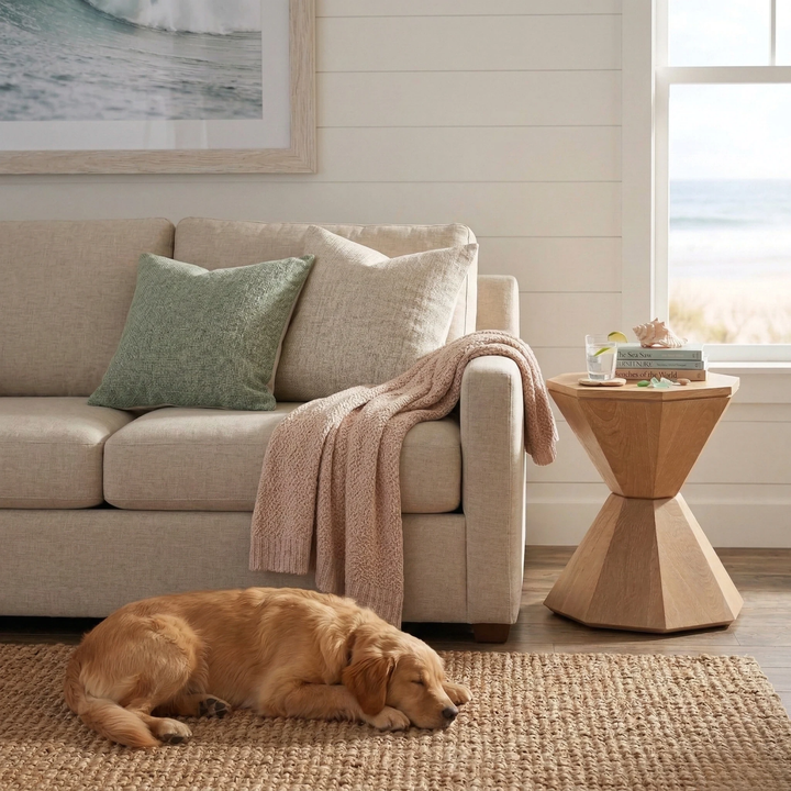 Muska Side/End Table - Brushed Sand - view 3