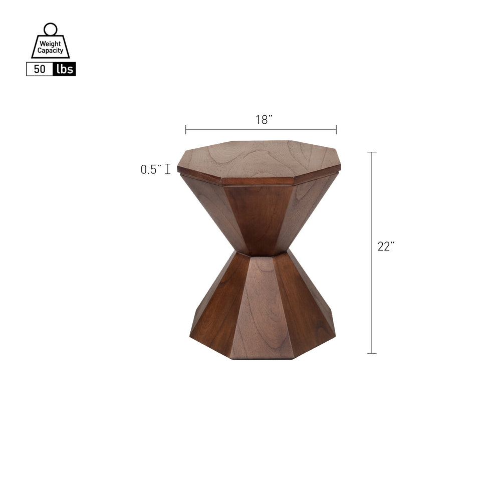Muska Side/End Table - Walnut - view 2