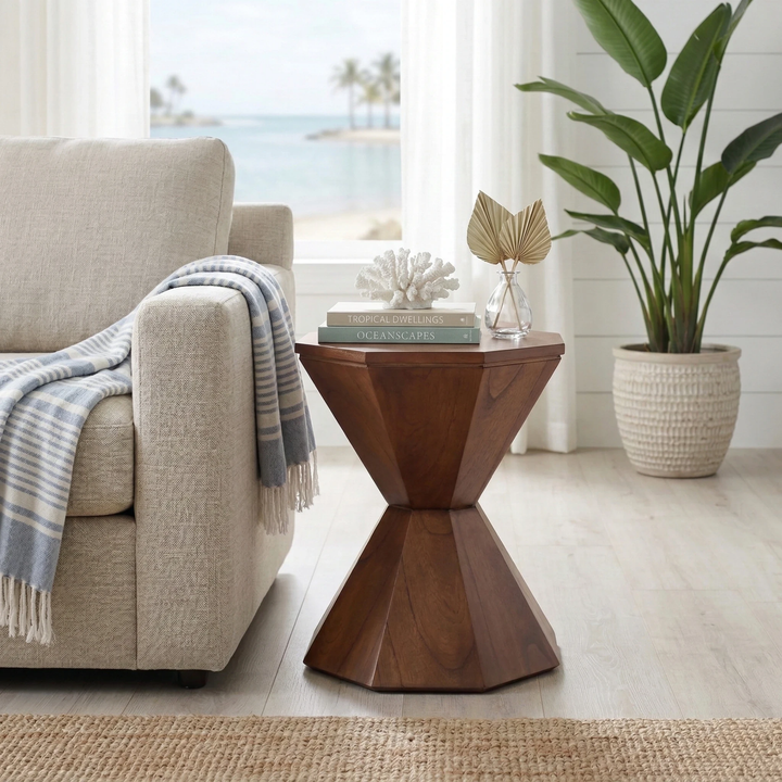Muska Side/End Table - Walnut - view 3