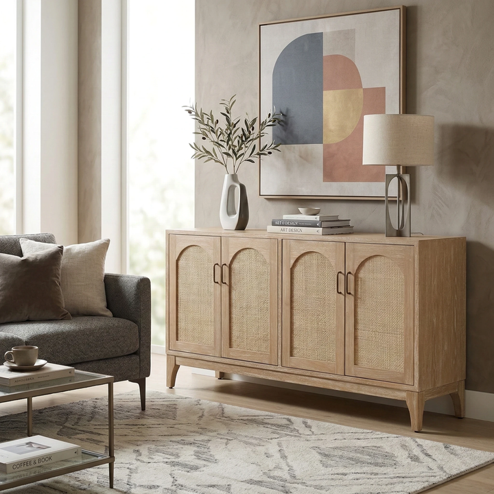 Chantilly Buffet/Sideboard 4 Doors - Brushed Sand - view 4