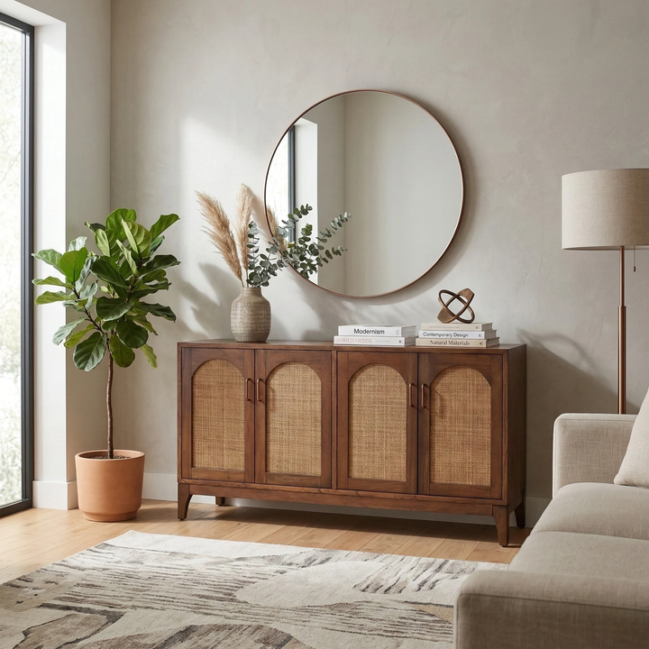 Chantilly Buffet/Sideboard 4 Doors - Walnut - view 4