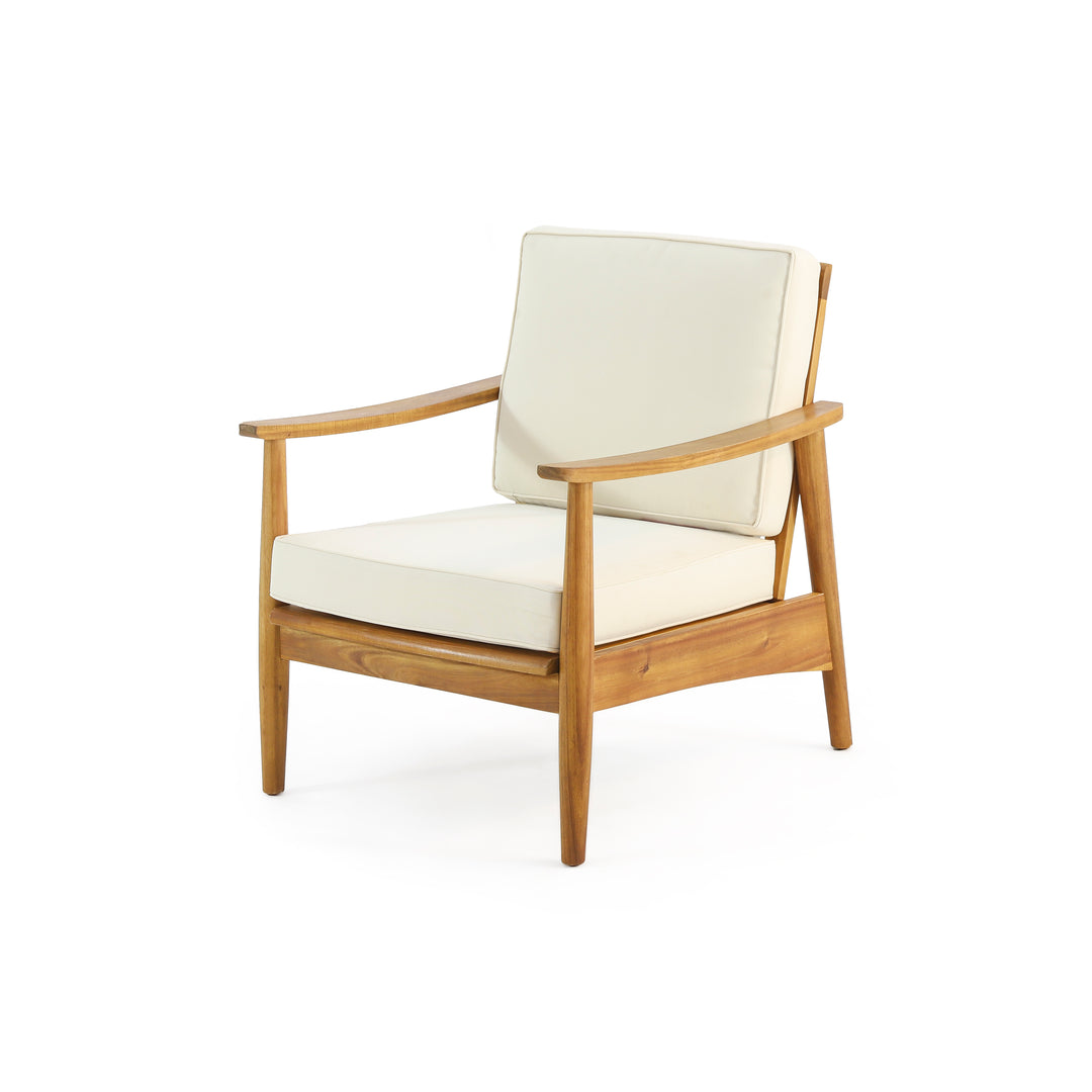 Birdsong Slat Back Outdoor Club Chair – Beige